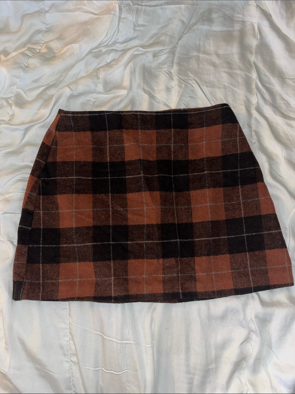 Fall Plaid Skirt